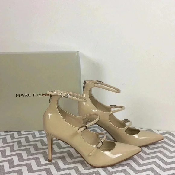 Marc Fisher Patent Leather Stiletto Pumps - Picture 4 of 8